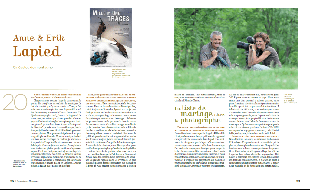 pages Anne et Erik Lapied
