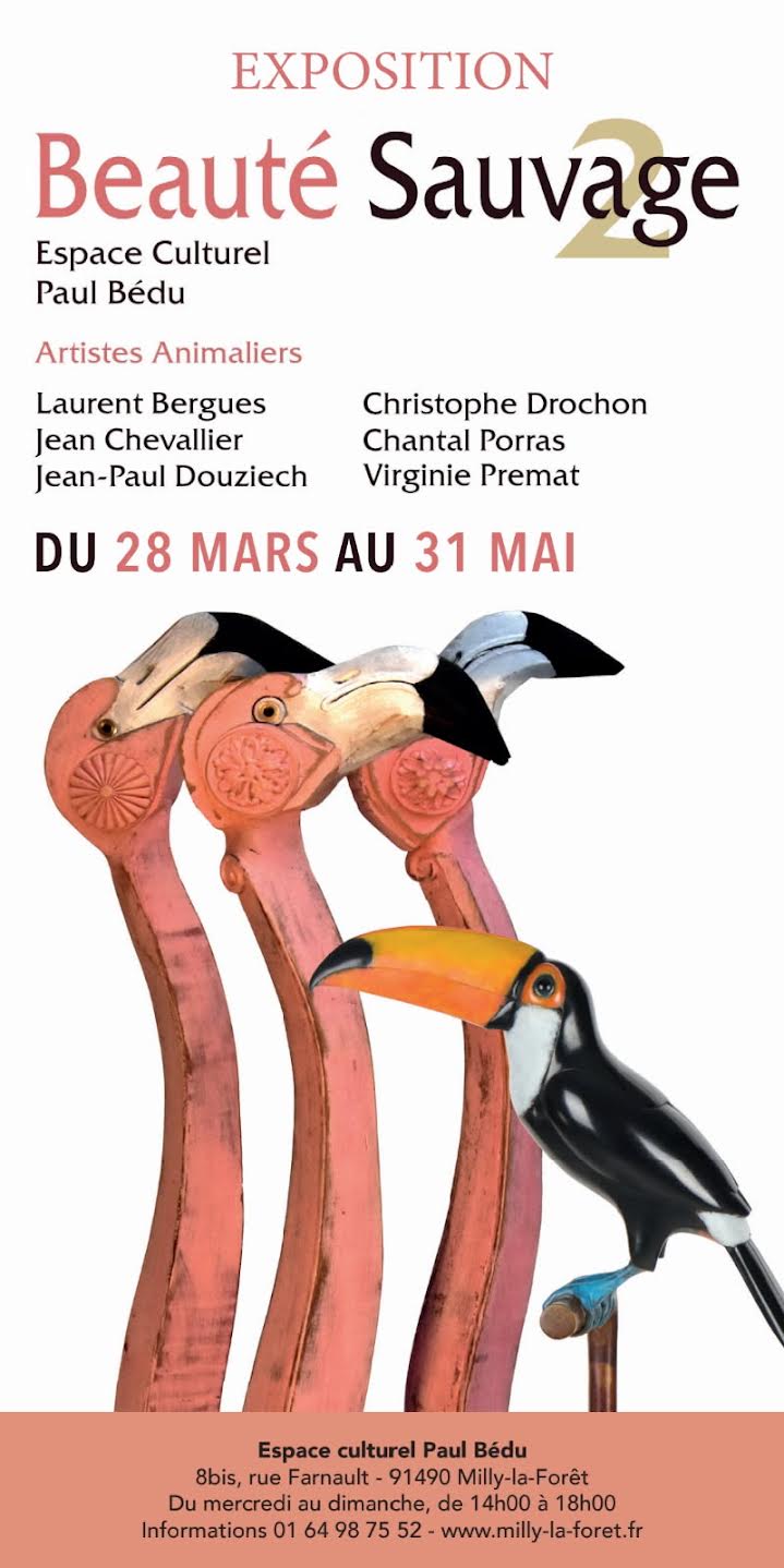 Exposition Beauté Sauvage, 28 mars-31 mai, Milly-La-Forêt